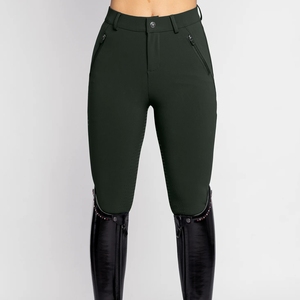 High Quality 4-way Stretch Horse Riding Breeches <b>Leggings</b> Tights <b>Equestrian</b> Wear Pants on Technical Fabric with Soft Feel - Product Image 2