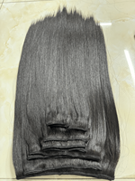 Extensions de cheveux à clipser en gros, 100% cheveux humains, extensions de cheveux à clipser, cheveux naturels, extensions de cheveux humains couleur noire