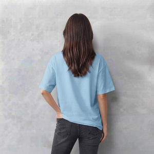 Camiseta de Cuello Redondo para Mujer, Corte Regular, Verano, Informal, 100% Algodón, Suave, Secado Rápido, Transpirable, OEM/ODM - Product Image 6