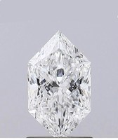 Diamante Suelto de Corte Hexagonal Cultivado en Laboratorio, Color E, Certificado IGI, VVS2, Marca Diam, Origen Gujarat, 1-10 CT, para Joyería
