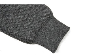 <b>Men's</b> Wool Knitted <b>Cardigan</b> Sweater Solid Color <b>Long</b> Sleeve V-Neck Button Closure Winter Wear 100% Acrylic - Product Image 6