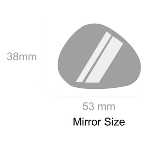 Rétroviseur de vélo SUNNYWHEEL Gripmirror Lite MTB, réglable à 360 degrés, ABS+Revêtement/PA/Silicone 93x54mm BM-115A(RL) - Product Image 6