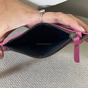 Cartera Delgada de Cuero Genuino Hecha a Mano con Diseño Floral Estilo Western, con Cierre y Espacio para Monedas y Tarjetas ATM para Mujer, 2026 - Product Image 6