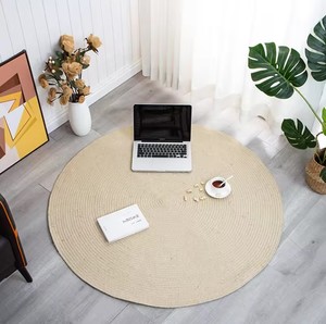 Tapis en jute fait main – Tapis de sol durable en fibres naturelles pour la maison, le bureau et la décoration intérieure - Product Image 5