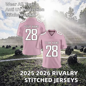เสื้อฟุตบอลอเมริกันปักลาย New Rivalries ปี 2025 2026 ขายส่ง 12 แฟน 11 สมิธ - Product Image 6