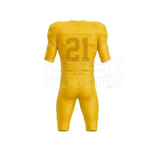 Ensemble de football américain au design athlétique, respirant, en polyester, moderne et confortable, adapté aux entraînements sportifs en plein air - Product Image 3
