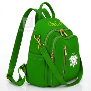 Custom Chi Eta Phi Sorority <b>Backpack</b> embroidered logo Casual Style <b>Large</b> Capacity <b>Backpack</b> for female with polyester lining - Product Image 1