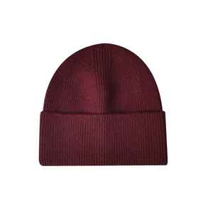 Unisex Beanie Hat Solid Pink Color Casual <b>Winter</b> <b>Cap</b> 100% Acrylic Computer Knitted Ribbed Design Adult Size 56-58CM - Product Image 3