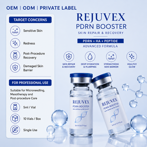 แอมพูลบำรุงผิวหน้า PDRN บูสเตอร์ สูตรฟื้นฟูและเติมความชุ่มชื้น ผลิตภัณฑ์ Private Label บรรจุขวดแก้ว 5 มล. รับผลิตแบบ OEM/ODM - Product Image 5