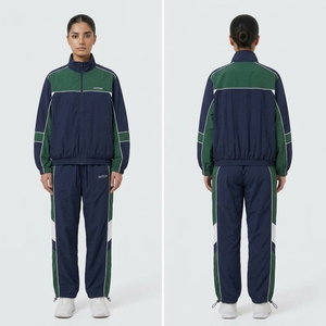 Kids Flannel Lined Windbreaker Tracksuit - Windbreaker Jacket & Pants Set for <b>Jogging</b> Bulk Order - Product Image 4