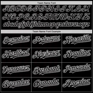 Custom Black White Authentic <b>Baseball</b> Jersey High Quality Team Sportswear Breathable Fabric Professional Training and Match Wear - Product Image 5