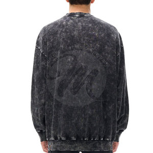 Sudadera de Hombre de Alta Calidad, Transpirable, con Lavado Ácido, Ropa Casual, 100% Algodón, Sudadera de Hombre con Lavado Ácido para Venta en Línea - Product Image 3
