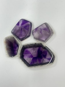 Ametista Natural Trapiche Star en Cabujón, Grado AA, Lote de 10 Piezas, 132g, Gema Suelta al por Mayor para Fabricación de Joyas, China - Product Image 4