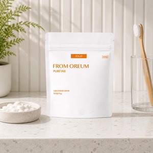 [FROM OREUM] Recharge de comprimés de soins bucco-dentaires pour hôtels, pour salle de bain des clients, pack de recharge de dentifrice solide - Product Image 4