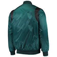 Chaqueta Varsity Verde para Hombre, Corte Regular, Cuello Camisero, Color Sólido, Poliéster, Ropa Casual de Otoño - Product Image 2