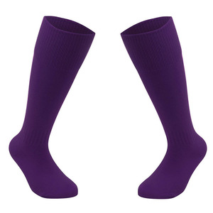 Chaussettes hautes pour hommes, couleur unie, tricotées, style classique - Product Image 1