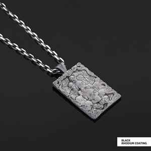 Collar con Colgante de Calavera BOJ 02, Collar con Tres Calaveras, No Vea, No Oiga, No Hable, Precio Bajo - Product Image 3