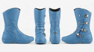 Bottes de moto 100% haute qualité pour hommes, imperméables, antidérapantes, robustes, pour le tourisme, la course, longues bottes de motard pour hommes - Product Image 6