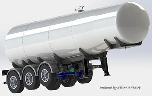 Remorque-citerne industrielle robuste pour le stockage de liquides chimiques et de carburant, vente en gros - Product Image 5