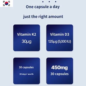 Cápsulas Premium de Vitamina K2 30mcg y D3 125mcg - Salud del Corazón, Apoyo Óseo y Articular, Apoyo Inmunológico, Gestión de Energía - 30 Unidades - Product Image 5