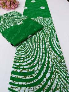 Tela de Algodón con Estampado Africano Resistente y Duradero para Vestidos, Uso Diario, Mercado de Moda Africana - Product Image 3