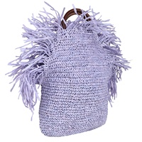 Sac fourre-tout en raphia crocheté à la main pour femme, haute couture, écologique, idéal pour l'été, la plage, les voyages, le shopping, avec logo personnalisé, vente en gros Brazeal