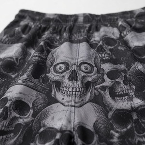 Men's breathable Skull Print Drawstring <b>Shorts</b> Quick Dry Loose Fit Summer Casual <b>Swimwear</b> Gothic Style Mid Waist <b>Short</b> <b>Shorts</b> - Product Image 6