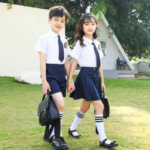 Tenues d'uniformes scolaires de haute qualité pour l'école primaire, idéales pour les activités de classe, vêtements d'été blancs pour étudiants avec logo personnalisé - Product Image 2