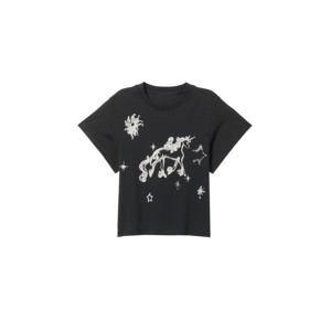 Camiseta de Manga Corta para Mujer, Personalizada al por Mayor, Holgada, Informal, de Verano, con Estampado Serigrafiado, de Secado Rápido, 220g, de Algodón Tejido, Cuello Redondo - Product Image 4