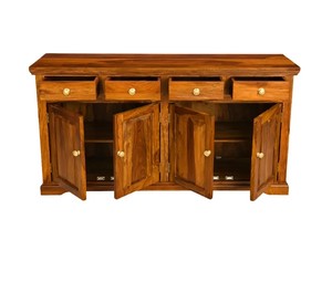Indian Solid wood 6 Foot Wooden <b>Console</b> <b>Table</b> Traditional <b>Storage</b> Cabinet Heavy Duty Jodhpur Export Furniture - Product Image 4