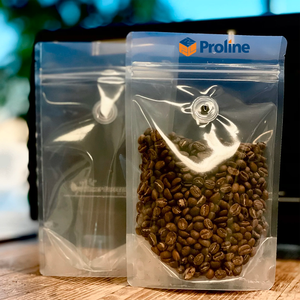 Sac de grains de café en feuille d'aluminium écologique imprimé de logo personnalisé Emballage de haute qualité en plastique avec fermeture à glissière Meilleur chewing-gum - Product Image 4