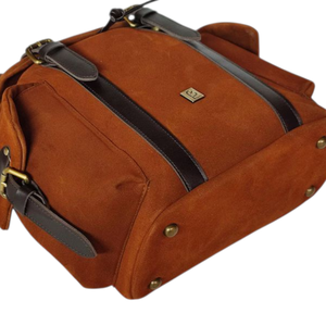 Sac à dos seau marron pour homme, nouveau design, durable, grande capacité, sac de voyage, doublure en polyester - Product Image 3