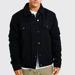 Veste en jean tendance au design unique, coupe ample, en tissu éponge vintage de haute qualité, article phare, en promotion - Product Image 2
