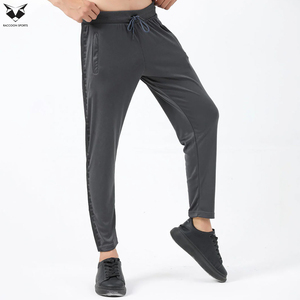 2026 Newest Gray Color Best Soft Touch Fabric Men's Fitness <b>Trousers</b>, Lightweight OEM Service Best Design Gym Wear Pant - Product Image 2