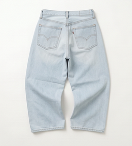 Pantalon capri décontracté pour homme, taille mi-haute, délavé, avec fermeture éclair et rivets - Product Image 5