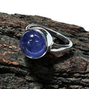 Anillo de Tanzanita Natural en Plata de Ley 925, Anillo de Tanzanita Hecho a Mano, Joyería de Piedras Preciosas Azules para Mujer, Proveedor Mayorista - Product Image 3