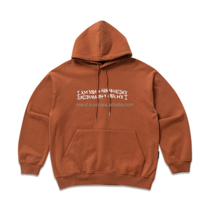 Sweat à capuche pour homme OEM personnalisé imprimé MSWMH67, tissu polaire, coupe classique, manches longues, hiver, polyester/coton - Product Image 1
