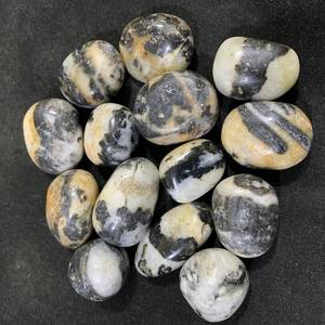 Pierres de jaspe zèbre noir et blanc naturelles, 2-3 cm, pierres de guérison, gravier poli pour la guérison et la méditation - Product Image 4