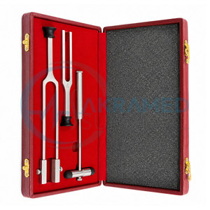 Ensemble de diapasons neurologiques de diagnostic de qualité supérieure avec marteau de réflexe, instrument d'examen médical dans un étui de rangement - Product Image 4