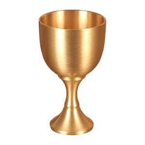 Verre cylindrique en laiton personnalisé au design classique – Article durable pour la verrerie et la vaisselle - Product Image 4