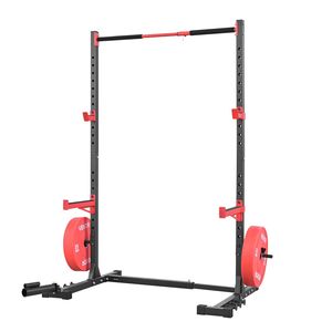 Jaula de potencia multifuncional para gimnasio en casa con soporte para sentadillas y 6 bandas de resistencia, equipo de entrenamiento de fuerza con anchura ajustable - Product Image 1