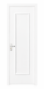 Puerta Interior Moderna Impermeable de WPC con Apertura Lateral y Película de PVC con Paneles para Habitaciones de Casa - Product Image 3