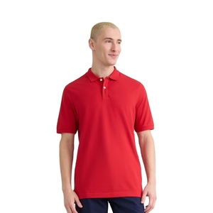 T-shirt de golf en coton 100 % respirant, écologique, séchage rapide, tricoté, grande taille, manches courtes, haute qualité - Product Image 1