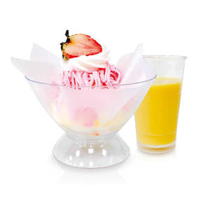 Taiwan Clear Plastic Dessert <b>Cups</b> Disposable Jelly Yogurt Salad Containers with Custom Logo OEM ODM - Product Image 2