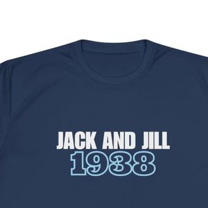 Camiseta deportiva Jack and Jill 1938 para hombre, camiseta atlética de manga larga, transpirable, con cuello redondo, para fitness, correr, entrenamiento, ropa deportiva - Product Image 3