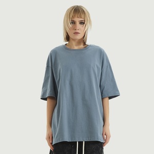 T-shirt unisexe couleur unie avec logo personnalisé, haute qualité, 100% coton, grande taille, manches courtes 2026 - Product Image 4