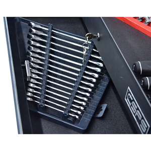 Matte Black Powder Coated Steel 1 <b>Drawer</b> Utility Cart Family keywords: for Garage Workshop Storage Use - Product Image 6
