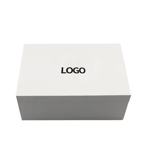 Boîte à montre de luxe personnalisée faite à la main de haute qualité, avec dorure à chaud/estampage, petite boîte cadeau personnalisée en carton gris, grand espace vide - Product Image 4