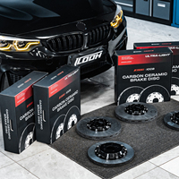 Kit de Discos de Freno de Cerámica de Carbono ICOOH Fit con Pistones Grandes para BMW X6 2010 E71