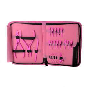 Hair Extension Tool <b>Kit</b> for Hair Extension <b>Beads</b> Hook Needle Pliers and Hair Extension Accessories Professional Hair Extension - Product Image 4